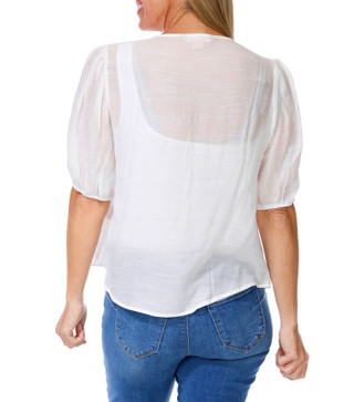 Thumbnail 2: Hope & Harlow Women's Solid Blouse  