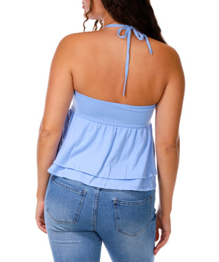 Thumbnail 3: Heart & Hips Juniors Babydoll Halter Top 