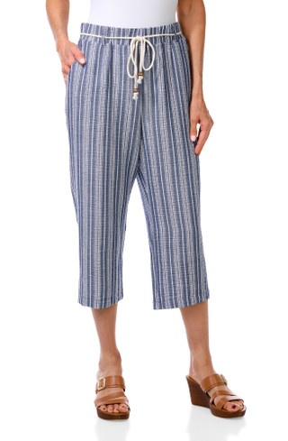 Thumbnail 1: Soho Apparel Women's Petite Rope Belt Pants 