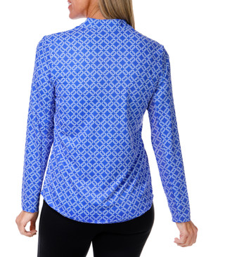 Thumbnail 2: Emerald 18 Women's Active Geo Print Quarter Zip Top  