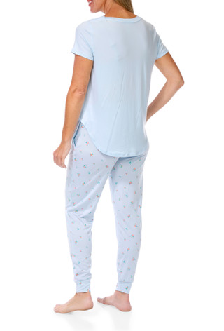 Thumbnail 5: JACLYN Women's 3 Pc Pajama Pants Set 