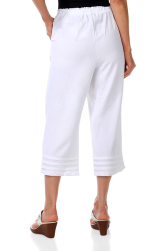 Thumbnail 2: Soho Apparel Women's Petite Pleated Hem Pants 