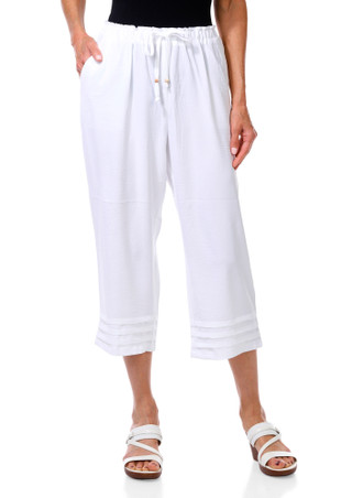Thumbnail 1: Soho Apparel Women's Petite Pleated Hem Pants 