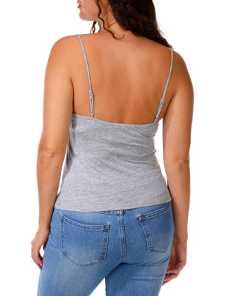 Thumbnail 2: Heart & Hips Juniors Lace Trim Henley Cami 