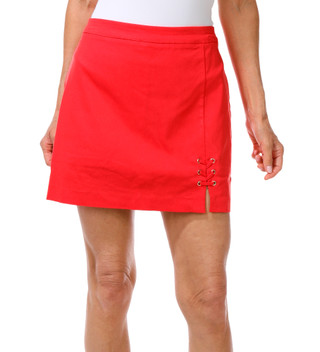 Thumbnail 1: Zac & Rachel Women's Petite Side Lace Skort 