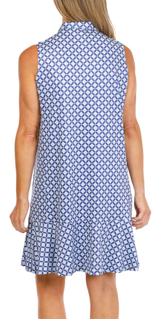 Thumbnail 2: Caribbean Joe Women's Active Tile Print Dress  