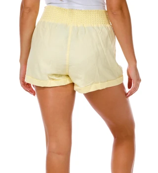 Thumbnail 3: Ci Sono Juniors Smocked Tie Waist Linen Shorts  