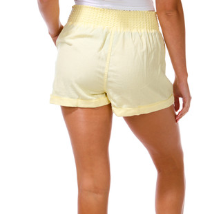 Thumbnail 4: Ci Sono Juniors Smocked Tie Waist Linen Shorts  