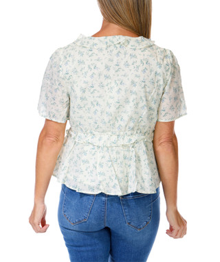 Thumbnail 2: Gilli Women's Floral Print Peplum Top  