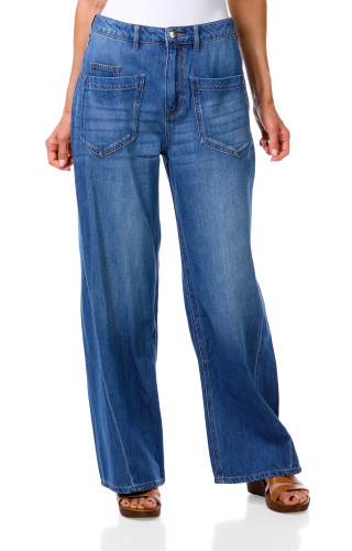 Thumbnail 1: Sanctuary Denim Women's Celeste Wide Leg Denim Jeans  