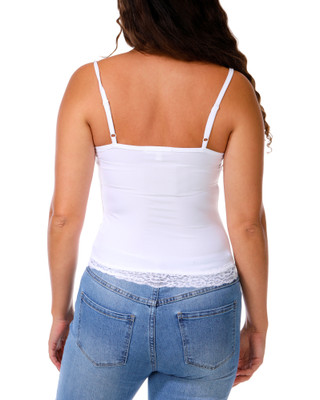 Thumbnail 2: Derek Heart Juniors Lace Hem Cami 