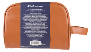 Thumbnail 2: Ben Sherman 4 Pc Shower Set w/ Travel Pouch 
