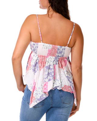 Thumbnail 2: Liberty Love Juniors Tie Bust Babydoll Tank Top 
