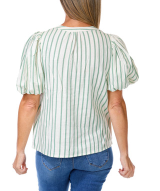 Thumbnail 2: Vince Camuto Women's Stripe Print Top 