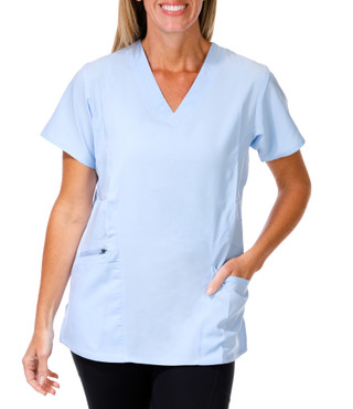 Thumbnail 1: Revel Women's Solid Pocket Front Uniform Top  