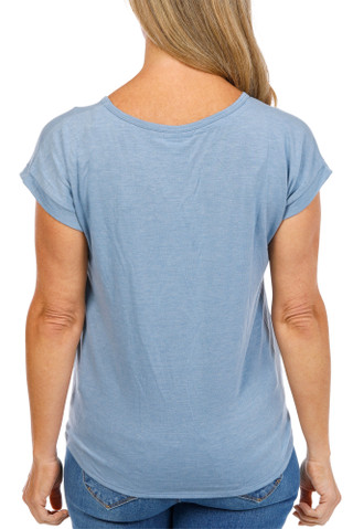 Thumbnail 2: Truself Women's Americana Tie Front Top  
