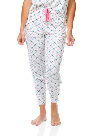 Thumbnail 2: JACLYN Women's 2 Pc Pajama Pants Set 