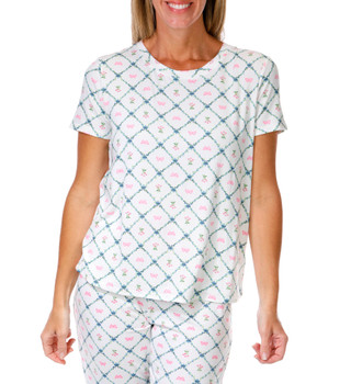 Thumbnail 3: JACLYN Women's 2 Pc Pajama Pants Set 