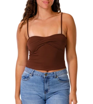 Thumbnail 1: BOZZOLO Juniors Twist Bust Tank Top 