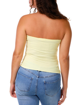 Thumbnail 2: Derek Heart Juniors Hibiscus Mesh Tube Top 