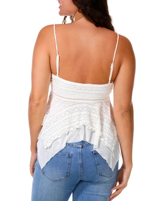 Thumbnail 3: Heart & Hips Juniors Lace Flyaway Cami 