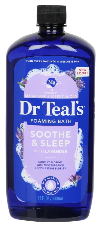 Thumbnail 1: Dr. Teals 34 oz Soothe Sleep Lavender Foaming Bath 
