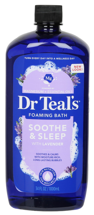 Thumbnail 1: Dr. Teals 34 oz Soothe Sleep Lavender Foaming Bath 