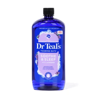 Thumbnail 1: Dr. Teals 34 oz Soothe Sleep Lavender Foaming Bath 