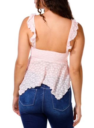 Thumbnail 2: Heart & Hips Juniors Lace Tank Top 