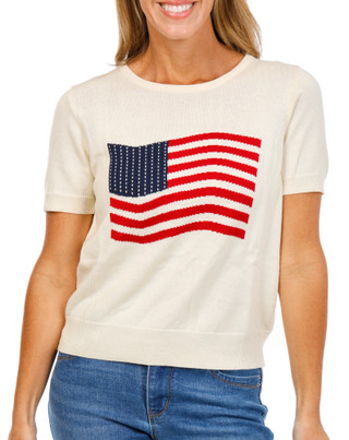 Thumbnail 1: Gilli Women's Americana Flag Top  
