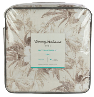 Thumbnail 3: TOMMY BAHAMA Beachway Blooms Reversible Comforter Set 