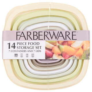 Thumbnail 1: Farberware 14 Pc Food Storage Container Set 