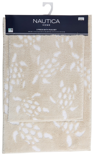 Thumbnail 1: Nautica 2 Pc Turtle Time Bath Rug Set 
