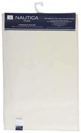 Thumbnail 2: Nautica 2 Pc Turtle Time Bath Rug Set 