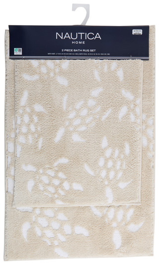 Thumbnail 1: Nautica 2 Pc Turtle Time Bath Rug Set 