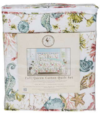 Thumbnail 3: Panama Jack Sea Garden Quilt set 