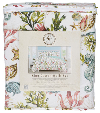 Thumbnail 2: Panama Jack Sea Garden Quilt set 