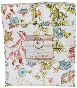 Thumbnail 1: Panama Jack Sea Garden Quilt set 