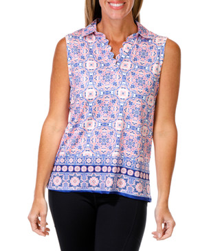 Thumbnail 1: Emerald 18 Women's Active Geo Print Top  