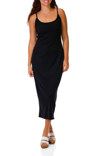Thumbnail 1: Bebe Juniors Sleeveless Ribbed Maxi Dress 