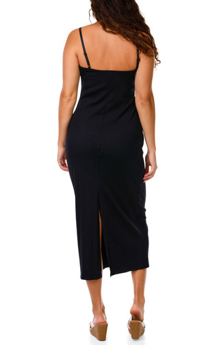 Thumbnail 2: Bebe Juniors Sleeveless Ribbed Maxi Dress 