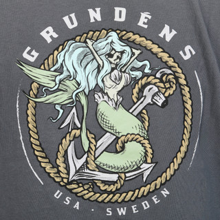 Thumbnail 3: GRUNDENS Men's Mermaid T-Shirt 