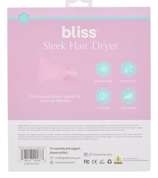 Thumbnail 2: Bliss Sleek Hair Dryer with Concentrator Nozzle 