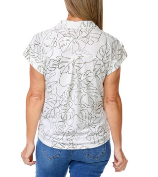 Thumbnail 2: Fifty Street Women's Floral Print Top  