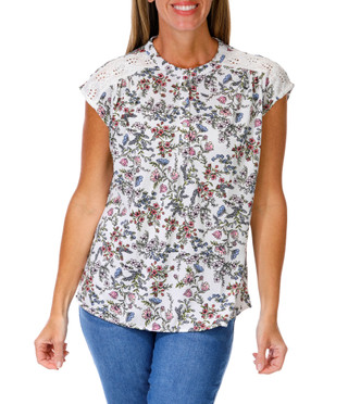 Thumbnail 1: Love Potion Women's Floral Print Top  