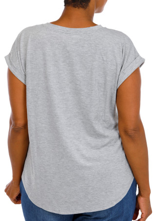 Thumbnail 2: Tru Self Plus Short Sleeve Embroidered Americana Cat Top 