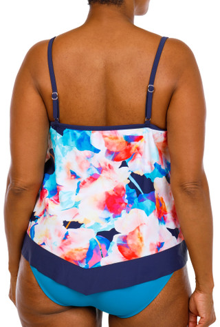 Thumbnail 2: Maxine of Hollywood Women's 2 Pc Tankini Set 