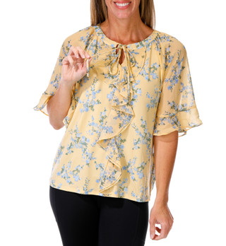 Thumbnail 1: PerSeption Concept Women's Floral Print Top  