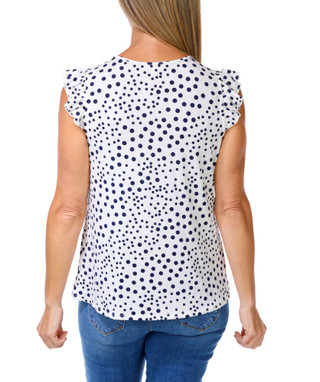 Thumbnail 2: PerSeption Concept Women's Dot Print Top  