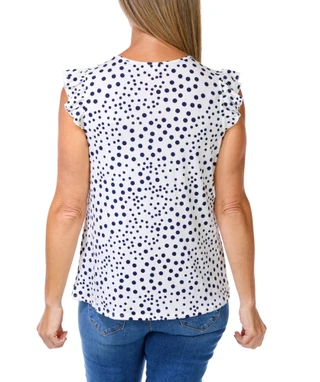 Thumbnail 3: PerSeption Concept Women's Dot Print Top  